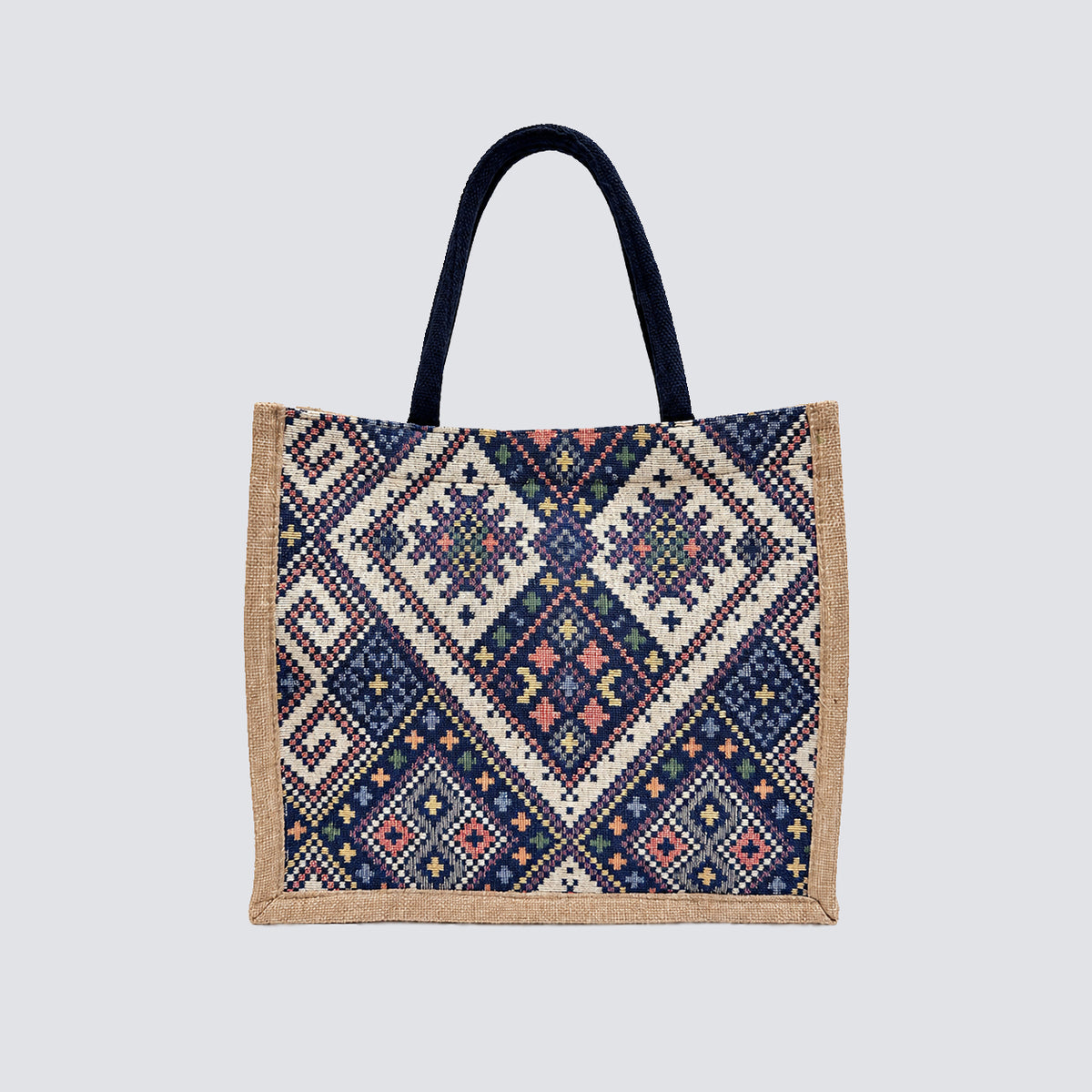 The Nomad Geometric Canvas Tote