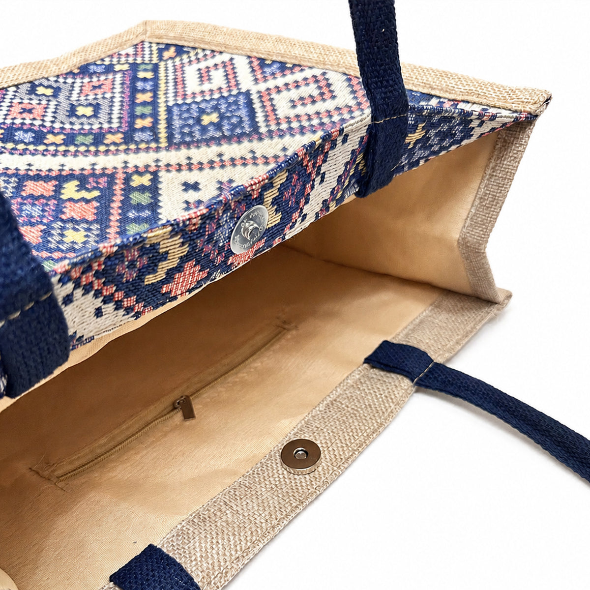 The Nomad Geometric Canvas Tote
