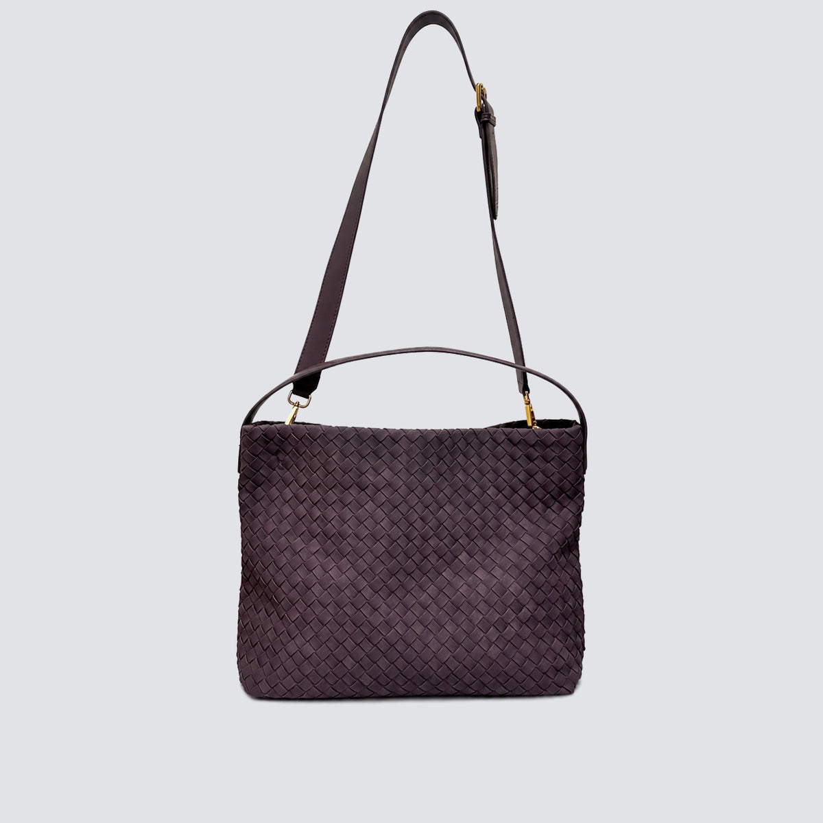 The Onyx Woven Slouchy Tote