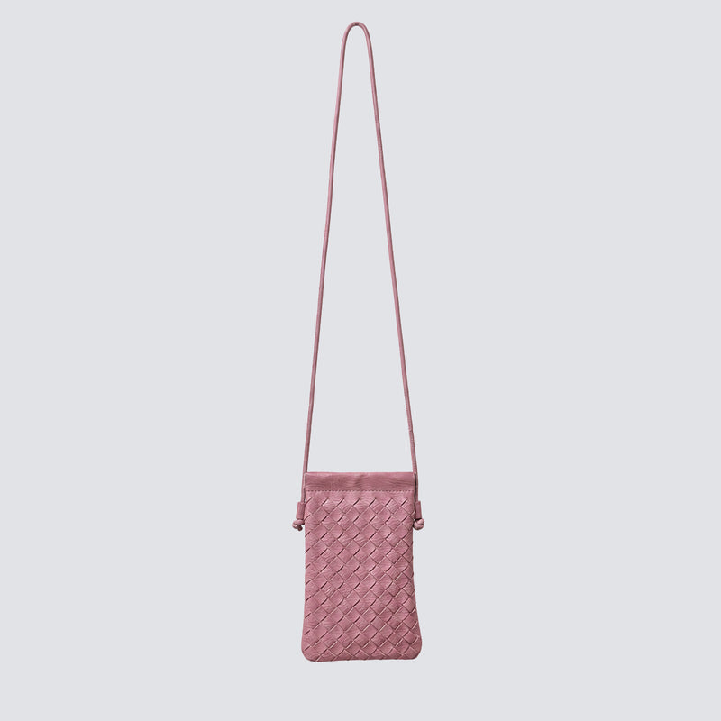The Mini Woven Phone Pouch