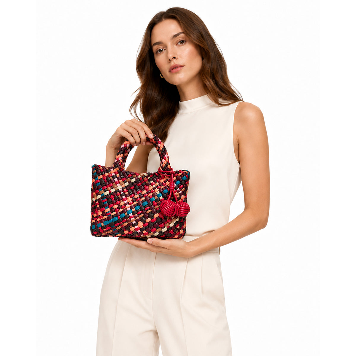 The Mosaic Woven Commuter Tote