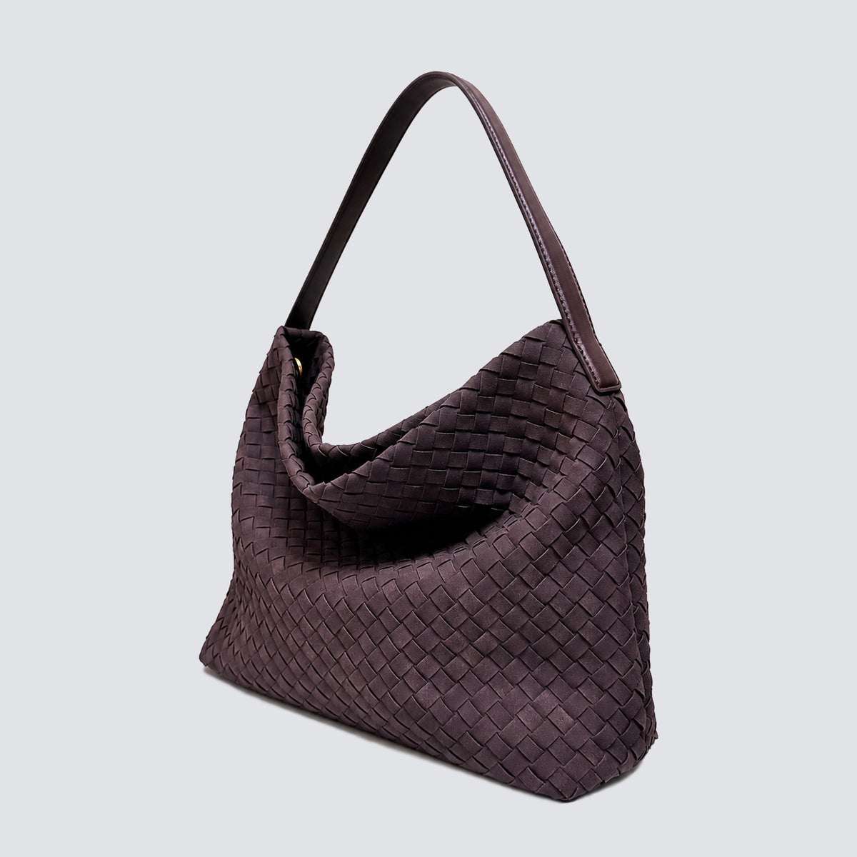 The Onyx Woven Slouchy Tote