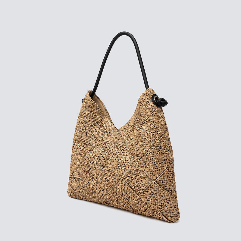 The Capri Woven Straw Tote